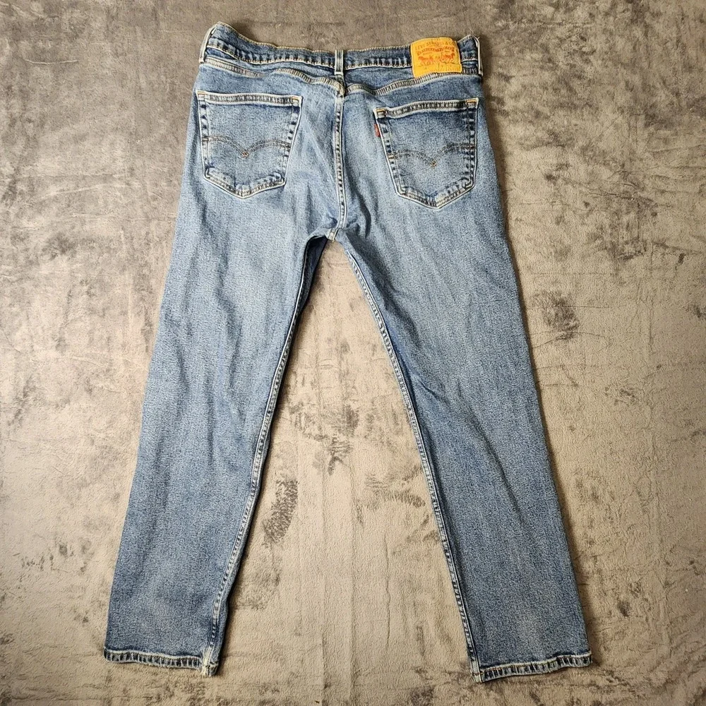 Levis 505 Regular Fit Jeans Mens 34x30(fits 34x28) Medium Wash Straight Denim